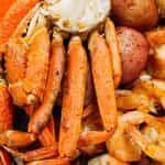 1 cluster Snow Crab Legs & 0.5 lb Shrimp (No Head)